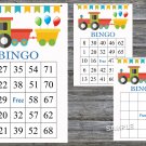 Toy train bingo game,Toy train bingo card,60 Printable card,INSTANT DOWNLOAD--198