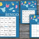Baby toys baby shower bingo cards,Baby toys baby shower game ,60 Prefilled Bingo Cards-317