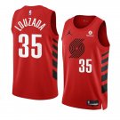 Men's Portland Trail Blazers #35 Didi Louzada Red Statement Edition Stitched Basketball Jersey