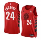 Men's Portland Trail Blazers #24 Drew Eubanks Red Statement Edition Stitched Basketball Jersey