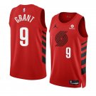 Men's Portland Trail Blazers #9 Jerami Grant Red Statement Edition Stitched Basketball Jersey