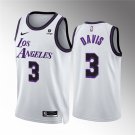 MEN'S ADULT Los Angeles Lakers #3 Anthony Davis White City Edition Stitched Basketball Jersey
