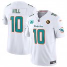 Men's Miami Dolphins #10 Tyreek Hill White Vapor Limited Football Stitched Jersey