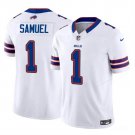 Men's Buffalo Bills #1 Curtis Samuel White Untouchable Football Stitched Jersey