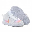 Youth Running Weapon Air Jordan 1 White Shoes 123