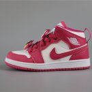 Youth Running Weapon Air Jordan 1 White/Red Shoes 105