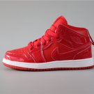 Youth Running Weapon Air Jordan 1 Red Shoes 099