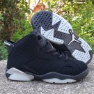 Youth Running Weapon Air Jordan 6 Black Shoes 006