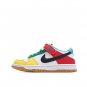 Youth Running Weapon SB Dunk Yellow/Red/White Shoes 023