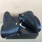 Youth Running Weapon Air Jordan 12 Black Shoes 005
