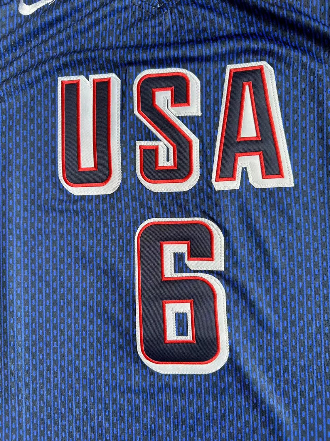 USA Men’s National Team 6 LeBron James stars USA Basketball Jersey USA