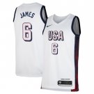 USA Men’s National Team LeBron James 6 USA Basketball Jersey USA  OLYMPIC JERSEYS 2024