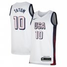 USA Men’s National Team Jayson Tatum 10 USA Basketball Jersey USA  OLYMPIC JERSEYS 2024