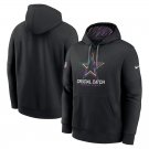 Pullover Hoodie Men's Dallas Cowboys 2024 Crucial Catch Club Black Color
