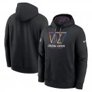 Pullover Hoodie Men's Washington Commanders 2024 Crucial Catch Club Black Color