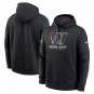Pullover Hoodie Men's Washington Commanders 2024 Crucial Catch Club Black Color