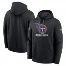 Pullover Hoodie Men's Tennessee Titans 2024 Crucial Catch Club Black Color