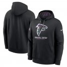 Pullover Hoodie Men's Atlanta Falcons 2024 Crucial Catch Club Black Color