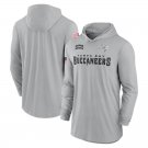 Men's Tampa Bay Buccaneers 2024 Salute to Service Club Fleece Pullover Hoodie Gray Color