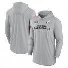 Men's Arizona Cardinals 2024 Salute to Service Club Fleece Pullover Hoodie Gray Color