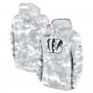 Men's Cincinnati Bengals 2024 Salute to Service Club Fleece Pullover Hoodie - Arctic Camo
