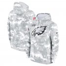 Men's Philadelphia Eagles 2024 Salute to Service Club Fleece Pullover Hoodie - Arctic Camo