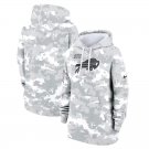 Pullover Hoodie Women's Buffalo Bills 2024 Salute To Service Club Fleece - Arctic Camo
