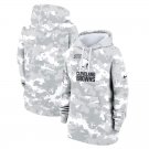 Pullover Hoodie Women's Cleveland Browns 2024 Salute To Service Club Fleece - Arctic Camo