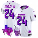 Men's Houston Texans #24 Derek Stingley Jr. White Vapor Limited Football Stitched Jersey