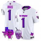 Men's Houston Texans #1 Stefon Diggs White Vapor Limited Football Stitched Jersey