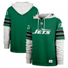 Men's '47 New York Jets Double Header Blitz Cornerback Pullover Hoodie - Green