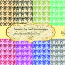12 Patterns " Vintage Damask " digital scrapbooking damask background download