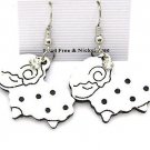 Sheep Shaped Earrings - ESE120147SH