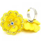 RNCC13YE-FLOWER RING-ADJUSTABLE SIZE