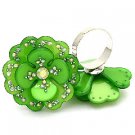 RNCC13GN-FLOWER RING-ADJUSTABLE SIZE