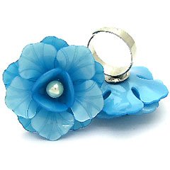 RNCC12AQ-FLOWER RING-ADJUSTABLE SIZE