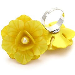 RNCC12YE-FLOWER RING-ADJUSTABLE SIZE