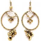 E81452CP-COPPER TONE METAL EARRING