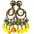 E00052-Dangle Drape Earrings