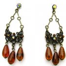 E00047-Dangle Drape Earrings
