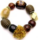 B22607-MULTI BEADS STRETCH BRACELET