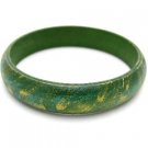 B73842DKGN-WOOD BANGLE