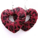 E00228RD-BIG HEART EARRINGS