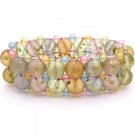 B83192MU-Luciet beaded Stretch bracelets