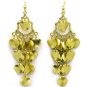 E39512GO-METAL CHANDELIER EARRINGS