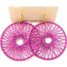 ES004891FU-CIRCLE WHELL EARRINGS