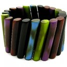 BSAB3001MU-INDIA LUCITE STRETCH BRACELET