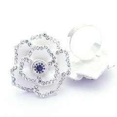 RLN2WH-METAL ADJUSTABLE SIZE RING