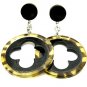 EK2011JT-lucite animal print trend earrings