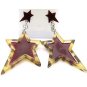 EK2106RD-lucite animal print trend earrings